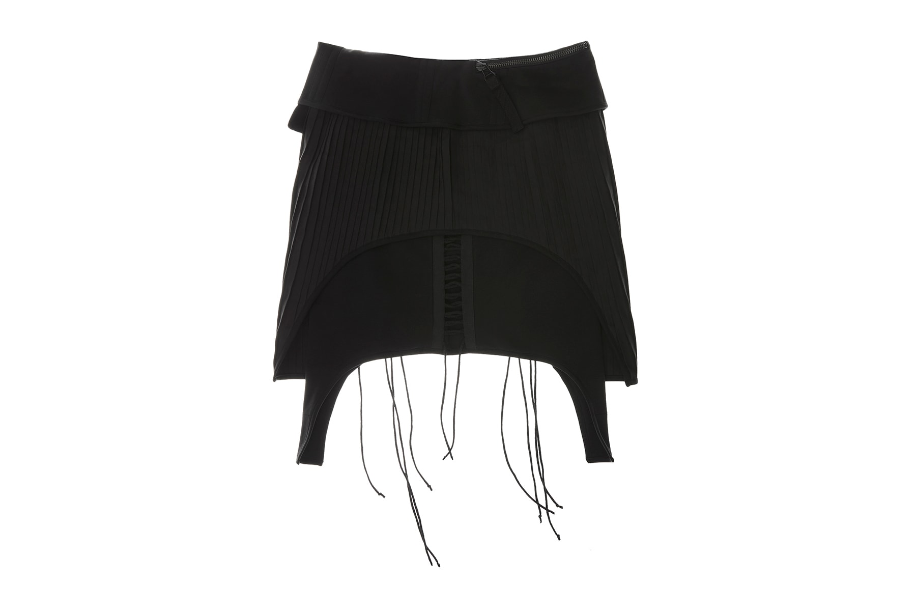 helmut lang re edition byronesque collection aviator skirt 2003 black