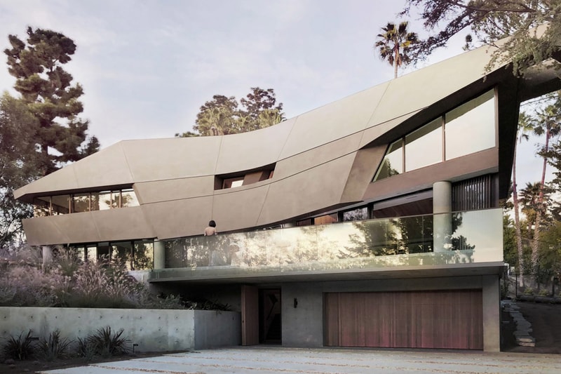 Hollywood Hills House Tighe Architecture Los Angeles California Musician Modern Interior Exterior Design Inspiration Swimming Pool Plaster Glass Concrete Wood