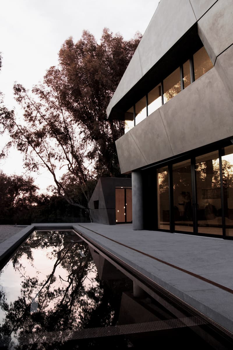 Hollywood Hills House Tighe Architecture Los Angeles California Musician Modern Interior Exterior Design Inspiration Swimming Pool Plaster Glass Concrete Wood