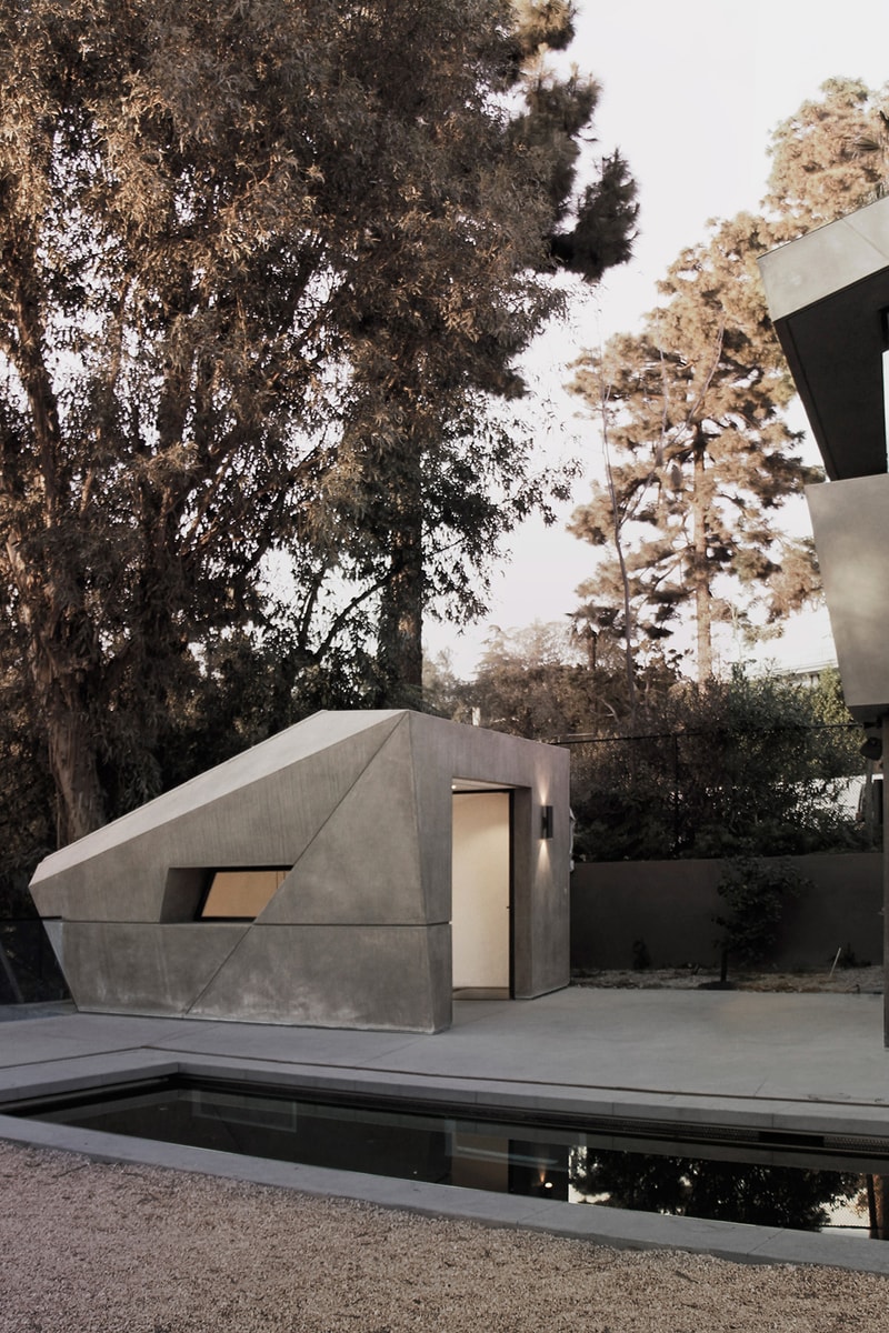 Hollywood Hills House Tighe Architecture Los Angeles California Musician Modern Interior Exterior Design Inspiration Swimming Pool Plaster Glass Concrete Wood