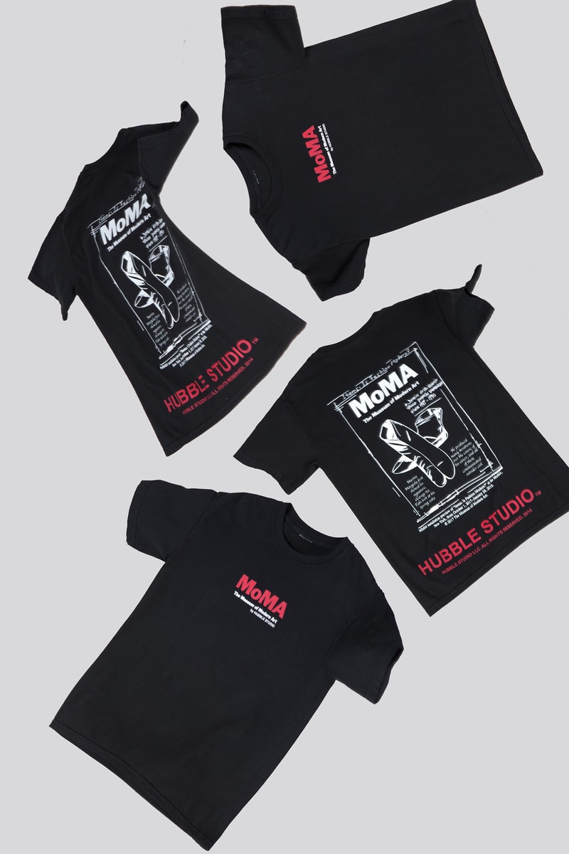hubble studio moma items is fashion modern fashion t shirt white black red