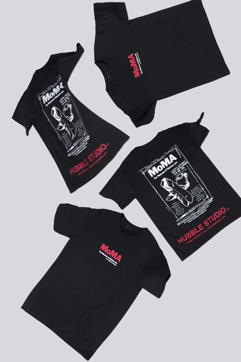 hubble studio moma items is fashion modern fashion t shirt white black red