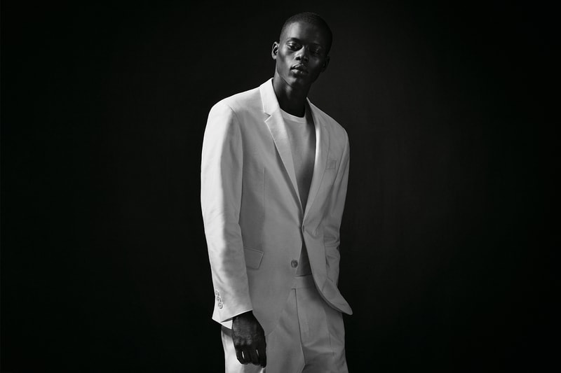 Michael Jackson BOSS Hugo Boss Fall 2018 Capsule Collection suit white t shirt tee king of pop thriller album MJ dance post tee on the wall art print BOSSxMichaelJackson