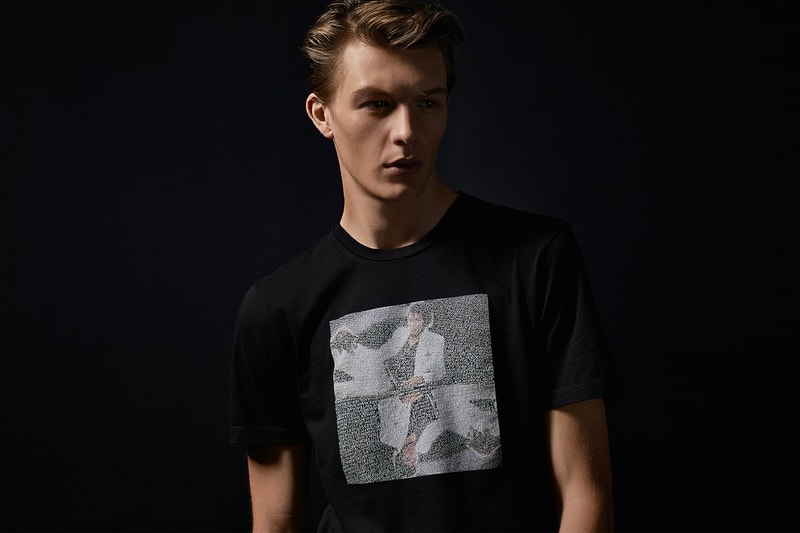 Michael Jackson BOSS Hugo Boss Fall 2018 Capsule Collection suit white t shirt tee king of pop thriller album MJ dance post tee on the wall art print BOSSxMichaelJackson