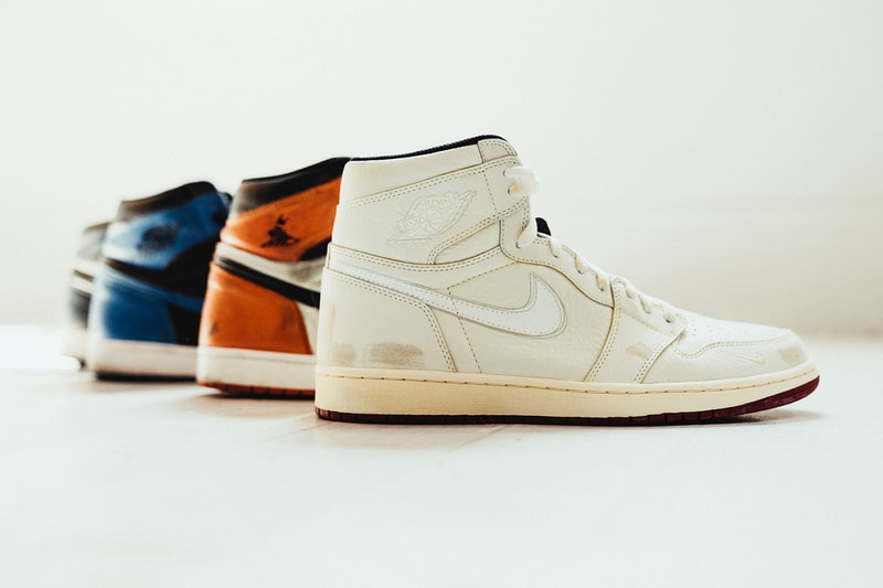 nigel sylvester air jordan 1 hi og nrg 2018 september bmx footwear jordan brand frank cooker bike white red black 3m reflective mini swoosh distress distressed