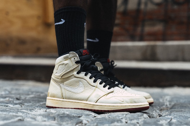 nigel sylvester air jordan 1 hi og nrg 2018 september bmx footwear jordan brand frank cooker bike white red black 3m reflective mini swoosh distress distressed