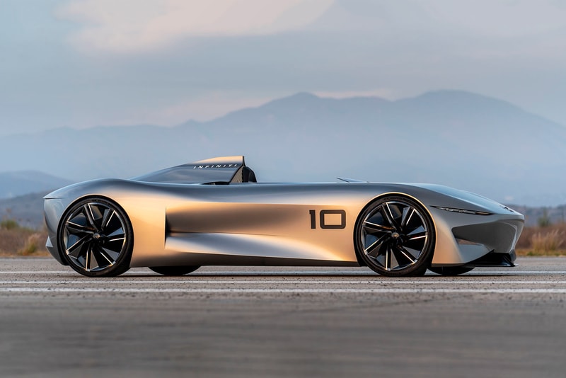 Infiniti prototype 10 concept car pebble beach tour delegance automotive show california august 2018 debut race track model