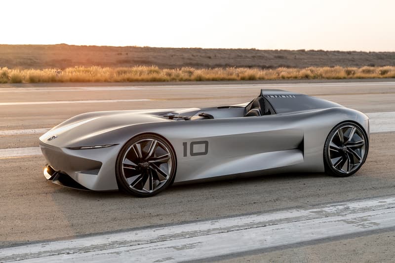 Infiniti prototype 10 concept car pebble beach tour delegance automotive show california august 2018 debut race track model
