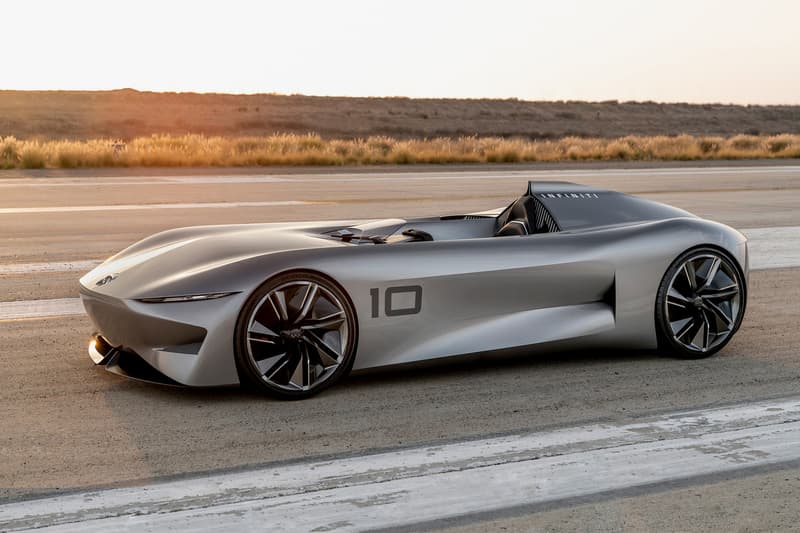 Infiniti prototype 10 concept car pebble beach tour delegance automotive show california august 2018 debut race track model