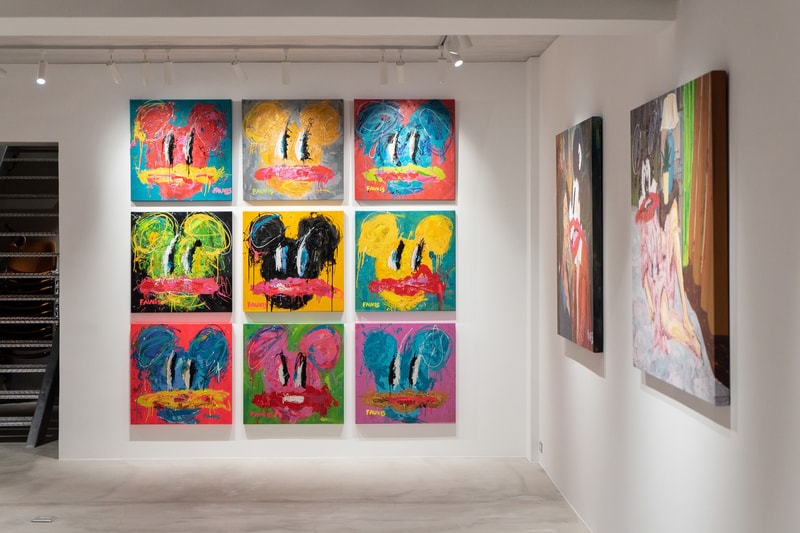 john paul fauves mi me dopeness art lab taipei taiwan exhibitions shows artworks paintings cartoon characters