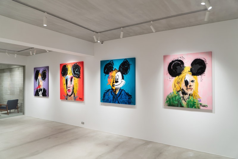 john paul fauves mi me dopeness art lab taipei taiwan exhibitions shows artworks paintings cartoon characters