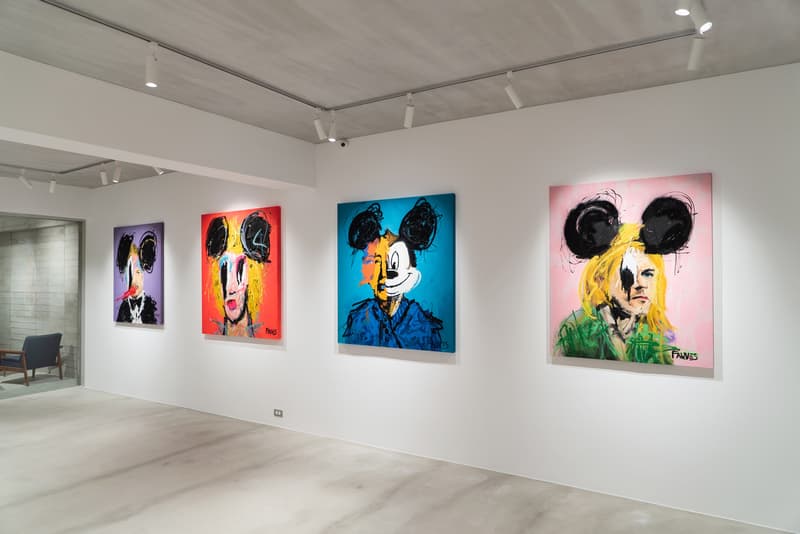 john paul fauves mi me dopeness art lab taipei taiwan exhibitions shows artworks paintings cartoon characters