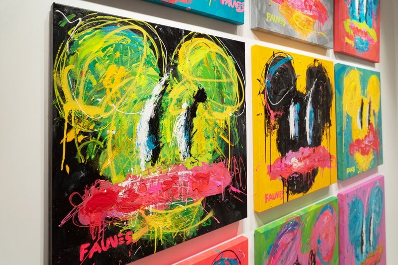 john paul fauves mi me dopeness art lab taipei taiwan exhibitions shows artworks paintings cartoon characters