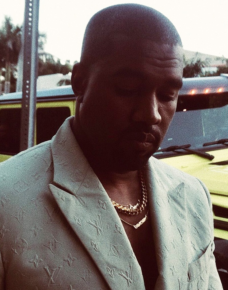 Kanye Wears Virgil Abloh-Designed Louis Vuitton Suit