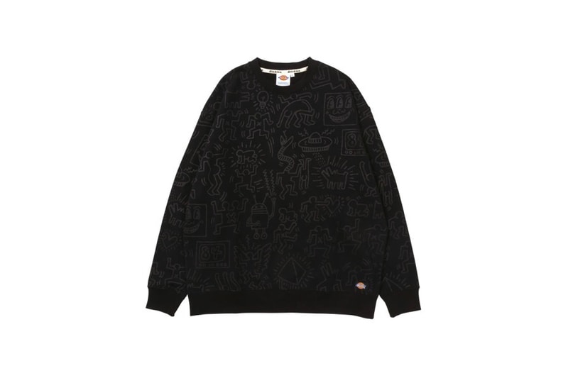 Keith Haring Dickies Fall Winter 2018 Black Line collection collaborations jackets sweaters pants
