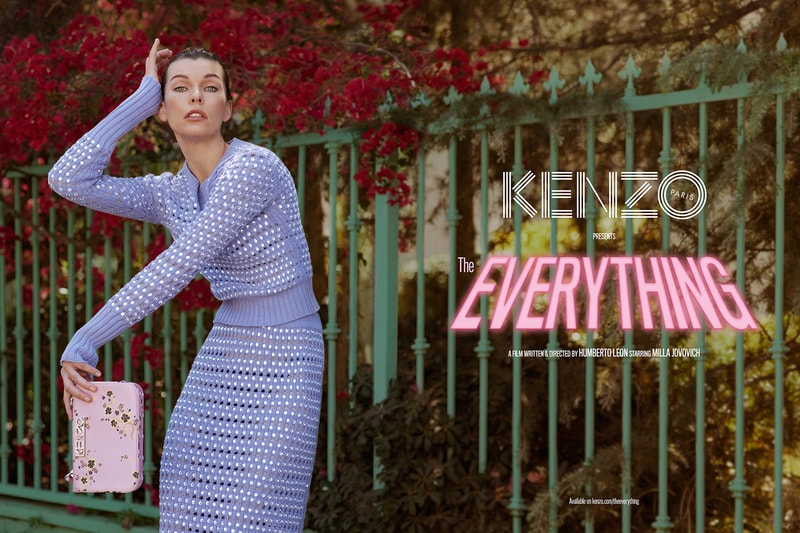 KENZO fall winter 2018 campaign imagery milla jovovich Alexandra Shipp Kodi Smit-McPhee Sasha Frolova Regina Hall Jay Ellis Spike Jonze film Zsela Thomson Leo Reilly movie video teaser september 8 2018 premiere humberto leon La Collection Memento Nº 3. collection the everything drama