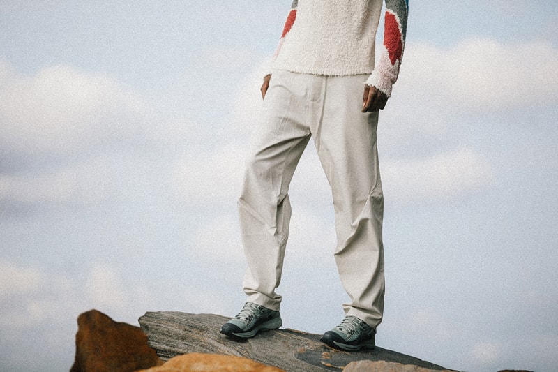 kiko kostadinov fall winter 2018 collection editorial style jacket pants knit pullover jumper sweater drop release idol brooklyn sneakers asics collaboration