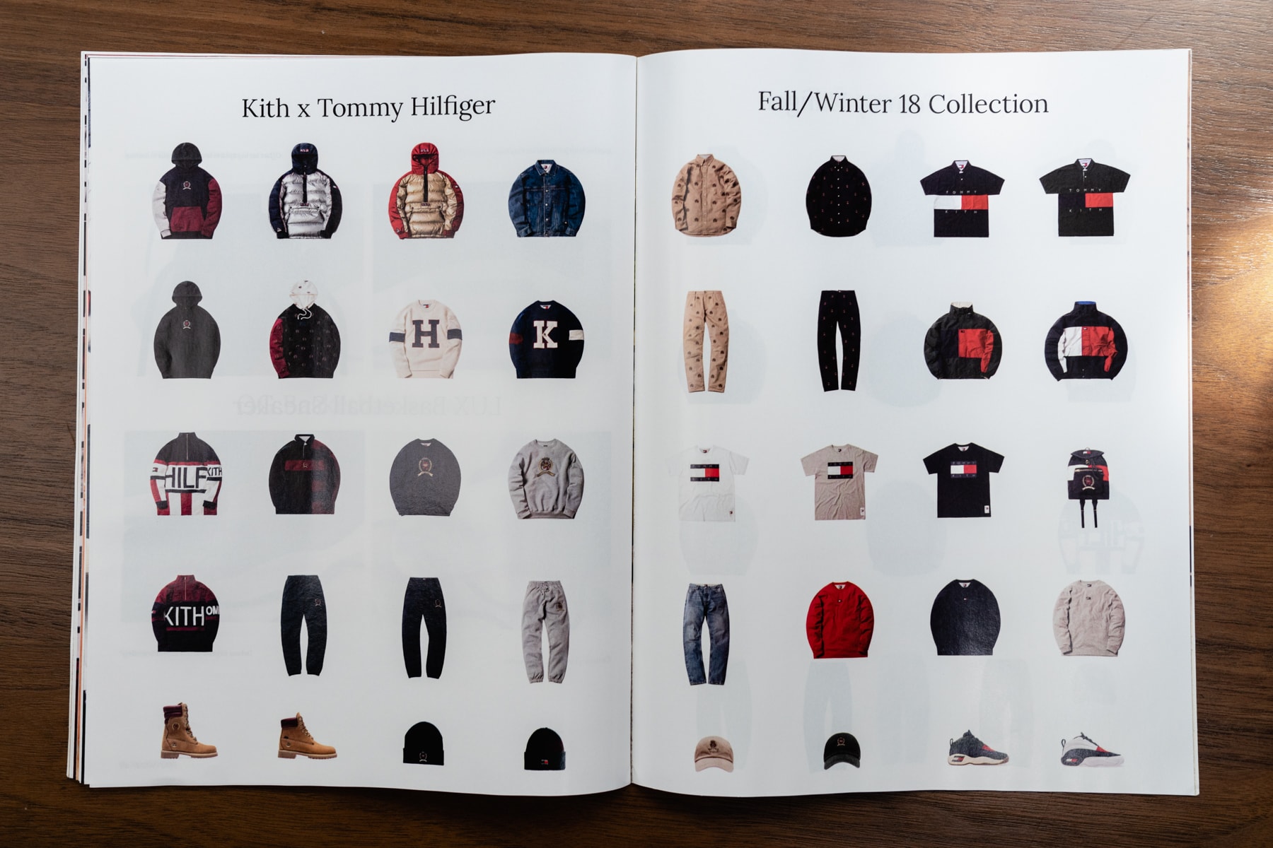 tommy hilfiger kith fall winter 2018 catalog closer look ronnie fieg