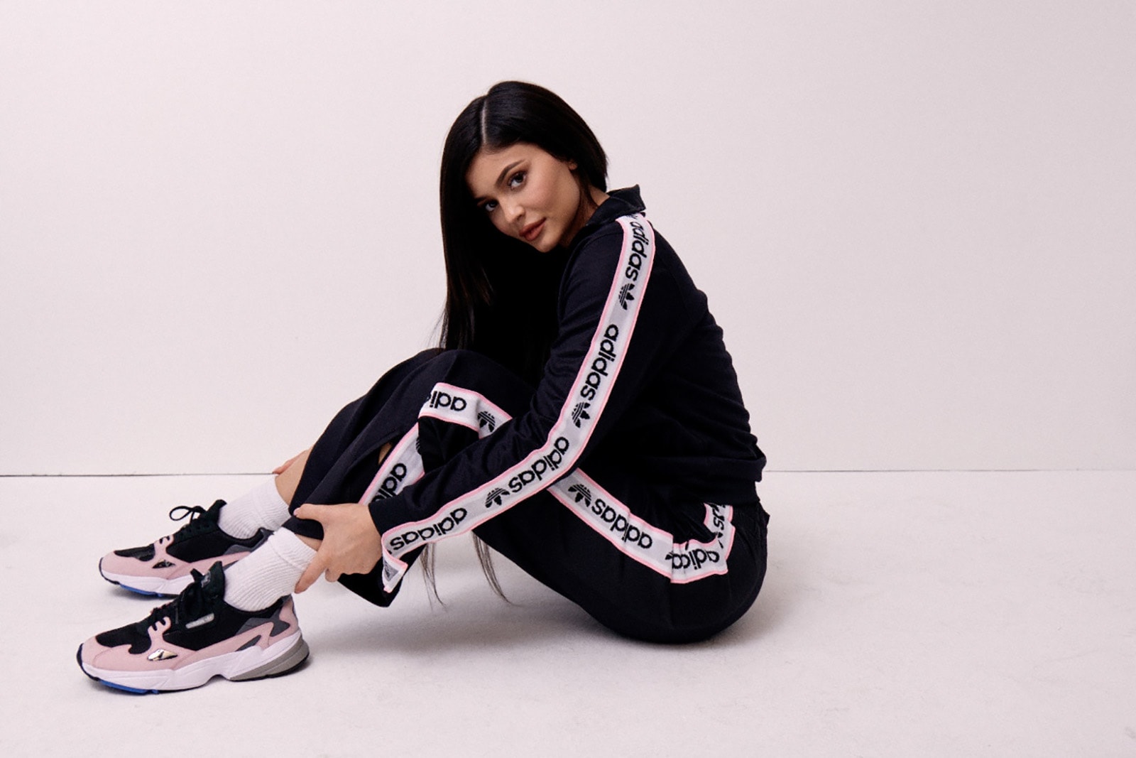 Kylie Jenner Stuns at Adidas Originals Falcon Shoes Celebration