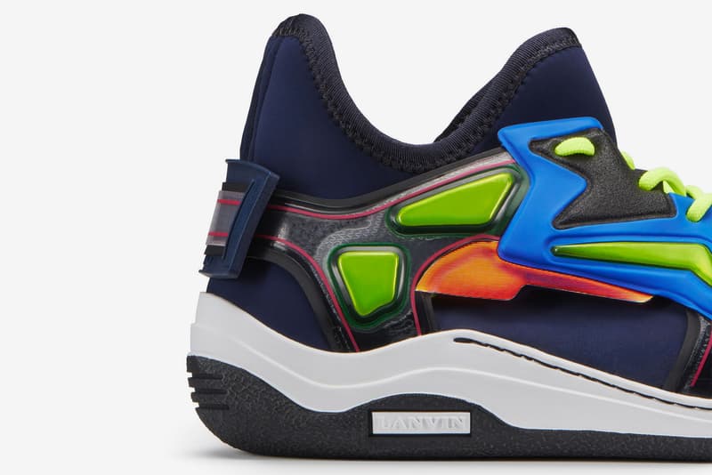 Lanvin Diving sneaker Dark Blue white Light Grey neoprene mid top new colorways pre order release date price info sneakers footwear trainer luxury
