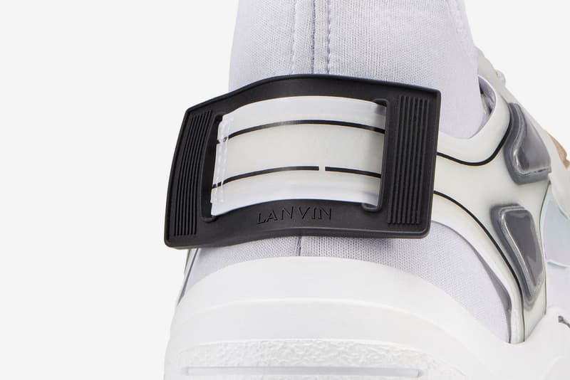 Lanvin Diving sneaker Dark Blue white Light Grey neoprene mid top new colorways pre order release date price info sneakers footwear trainer luxury