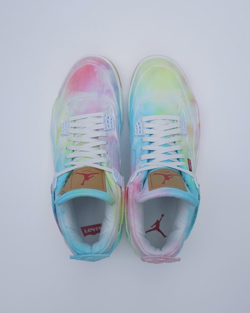 larry luk tie dye levis air jordan 4 white 2018 footwear
