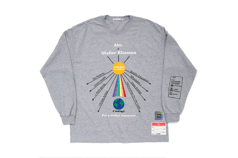 Little Sun Foundation Advisory Board Crystals Long Sleeve T shirt Project Grey Olafur Eliasson