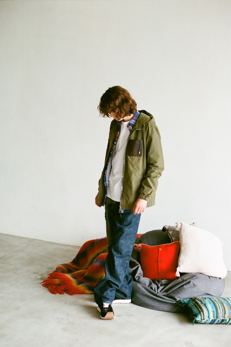 LOEWE Fall/Winter 2018 Jonathan JW Anderson Editorial Dinosaur Forest Green Rope Anagram Sweatshirt Beige Shoes Trainers Sneakers Kicks Fashion Clothing Cop Purchase Buy Available HBX