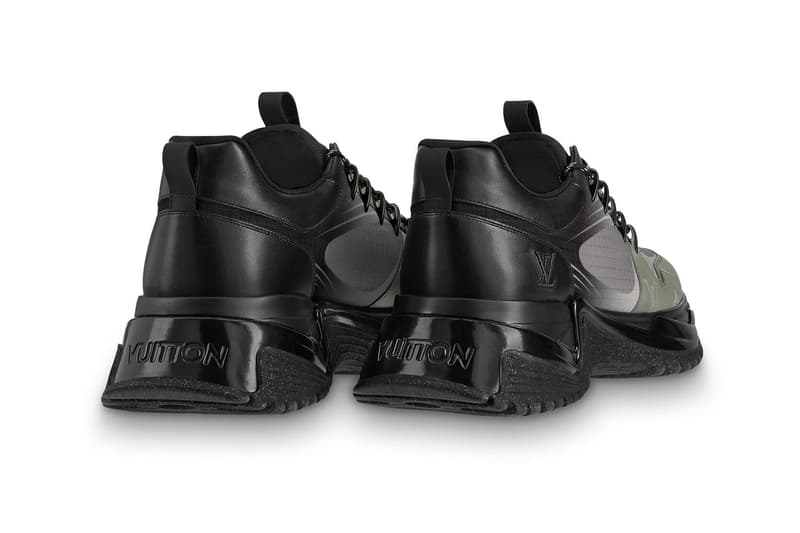 Louis Vuitton Run Away Pulse Sneaker Release Silver Grey Monogram Titanium finish White Orange Fluo canvas Yellow Python leather