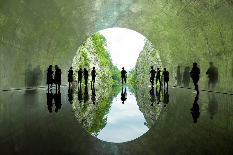 mad architects echigo tsumari art triennale niigata japan tunnel installations design architecture