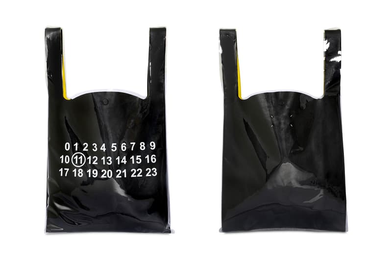 Maison Margiela Fall Winter 2018 PVC Tote Bags leather black white brown release info accessories