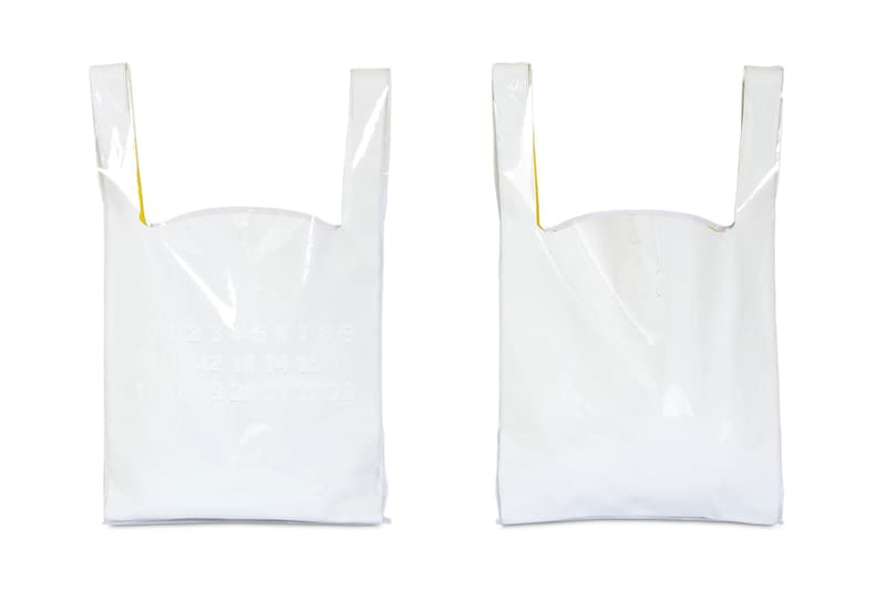 Maison Margiela Fall Winter 2018 PVC Tote Bags leather black white brown release info accessories