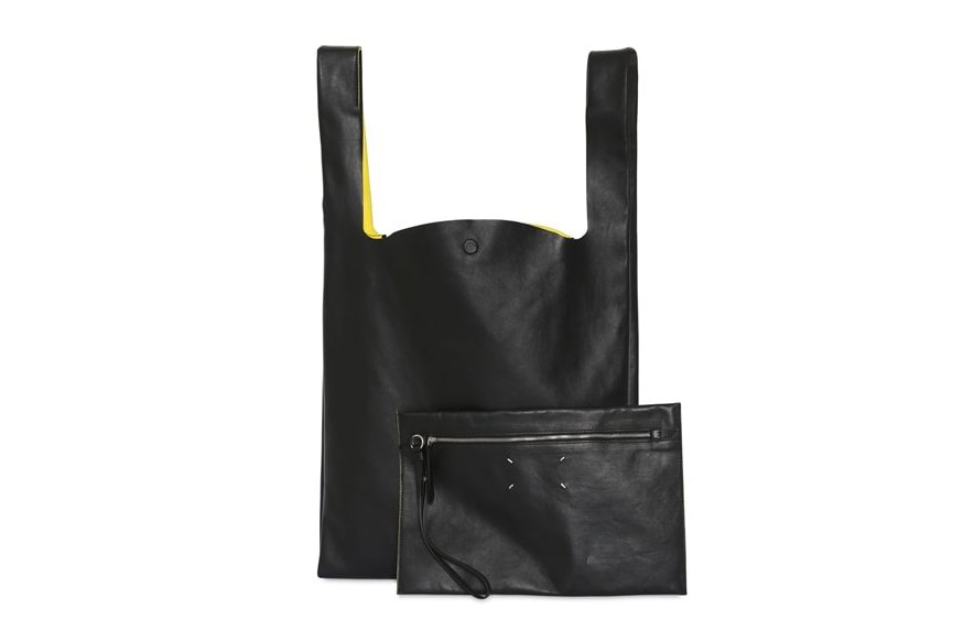 Maison Margiela Fall Winter 2018 PVC Tote Bags leather black white brown release info accessories