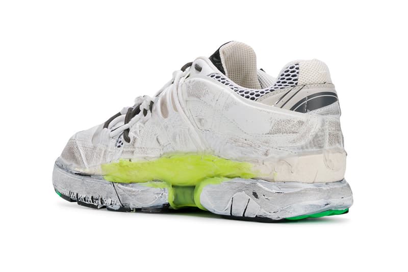 Maison Margiela Fusion Sneaker white yellow green release info john galliano