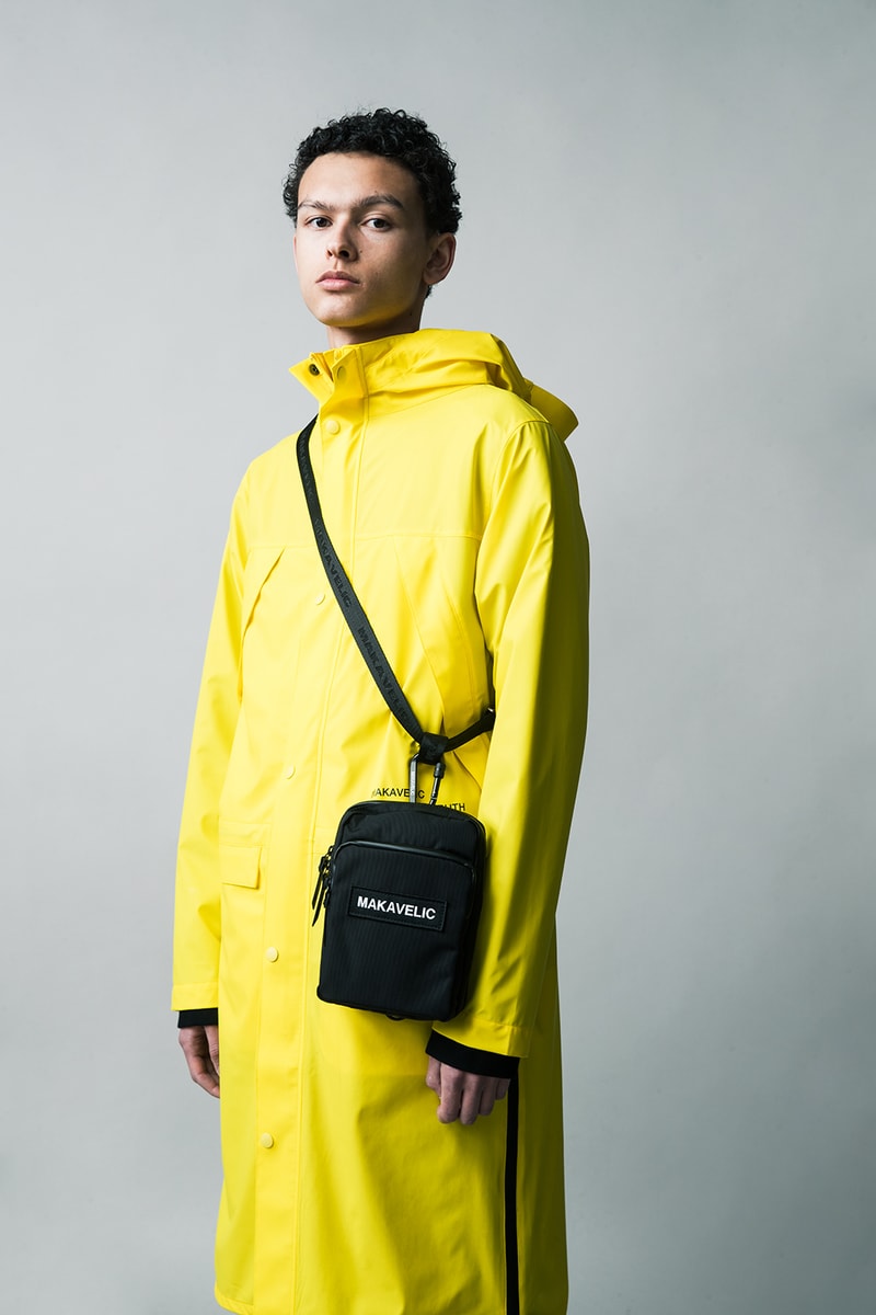 MAKAVELIC Fall Winter 2018 Collection Lookbook bags accessries outerwear jackets pullovers shirts