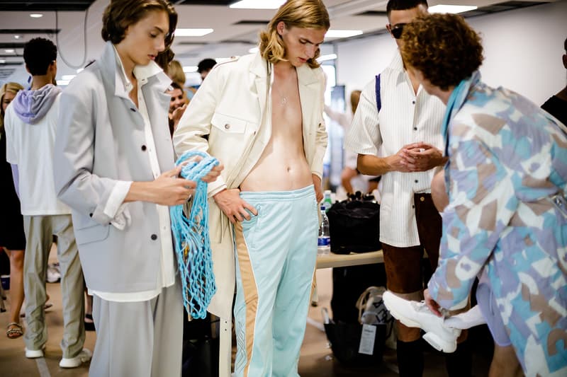 Martin Asbjørn Copenhagen Fashion Week Spring Summer 2019 collection backstage sportswear