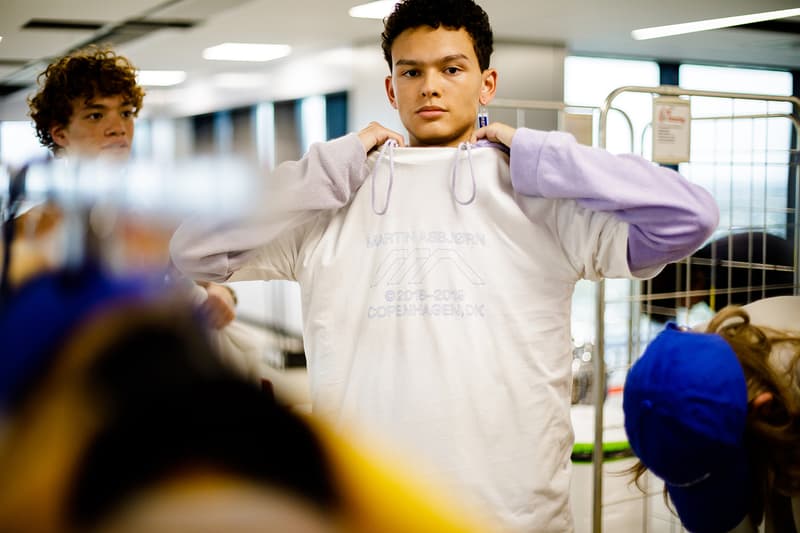 Martin Asbjørn Copenhagen Fashion Week Spring Summer 2019 collection backstage sportswear