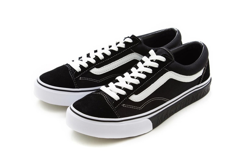 mastermind japan vans old skool v36 og japan exclusive california dept department store web store august 29 2018 drop release date info first exclusive look logo skull pattern branding black white low sneaker footwear shoe