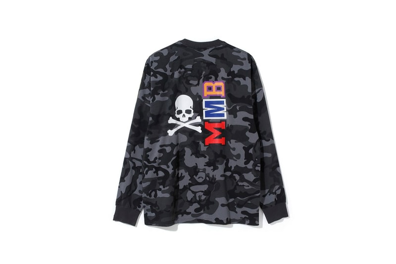 mastermind vs BAPE Collaboration Announcement Skulls Black Shark Jacket