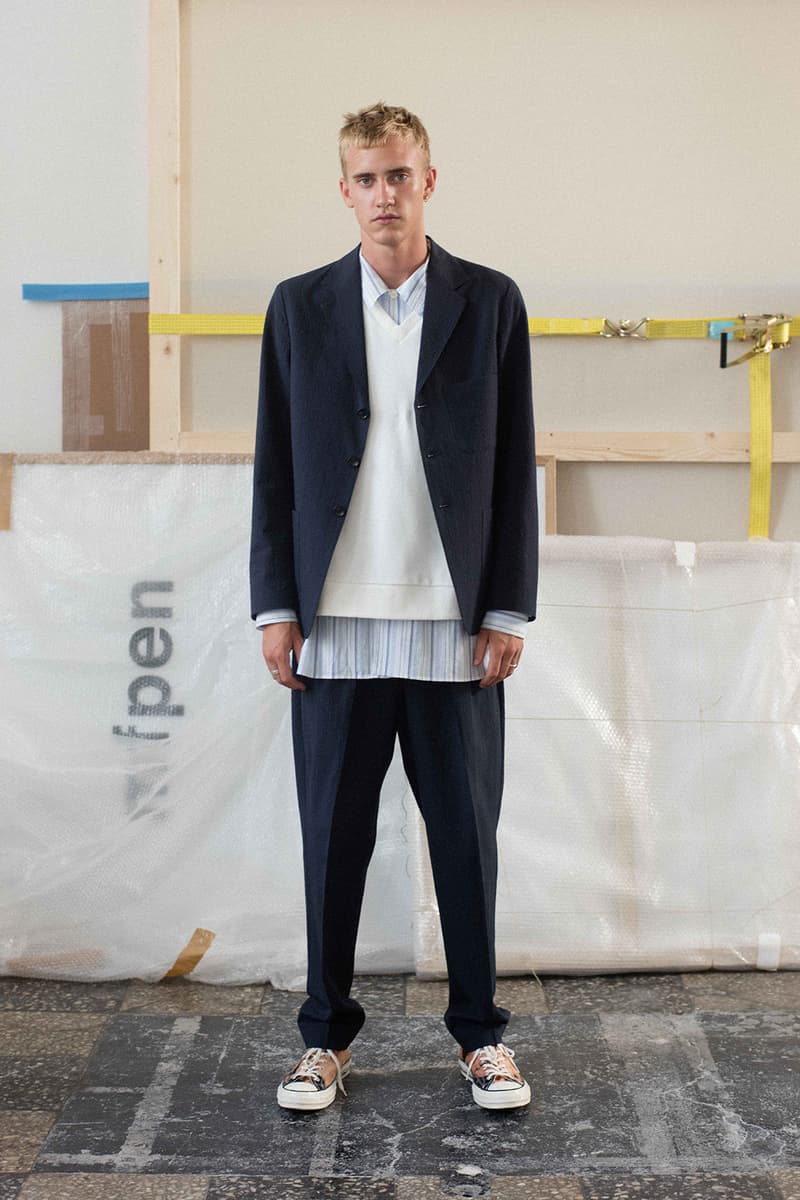 mfpen Spring/Summer 2019 Presentation Collection Lookbooks Copenhagen Fashion Week Look First Look Suit Shirt Tailoring Scandinavian