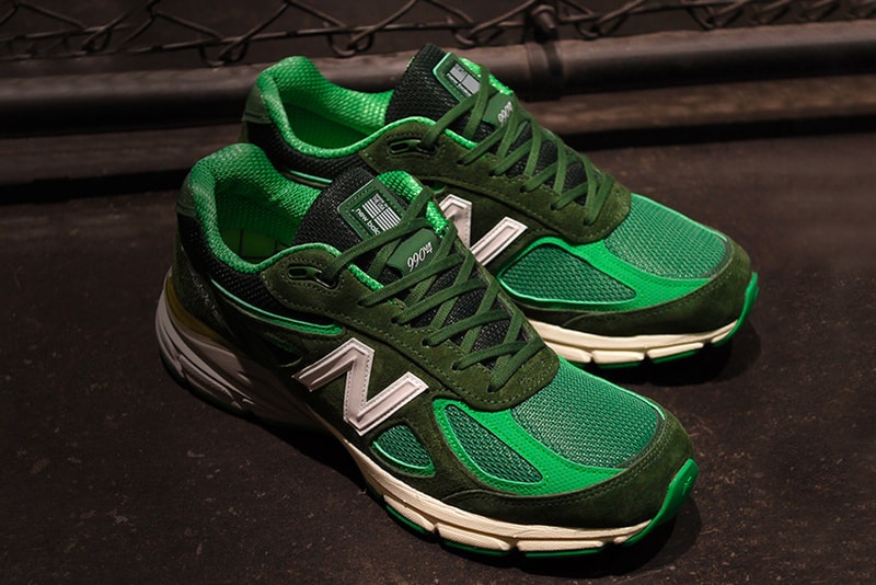 mita sneakers Sneakerwolf New Balance 990v4 bouncing frog green white release info sneakers