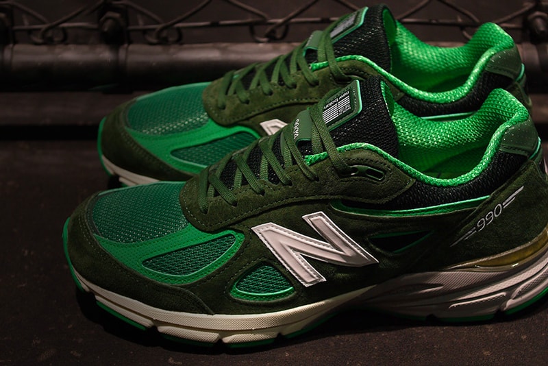 mita sneakers Sneakerwolf New Balance 990v4 bouncing frog green white release info sneakers