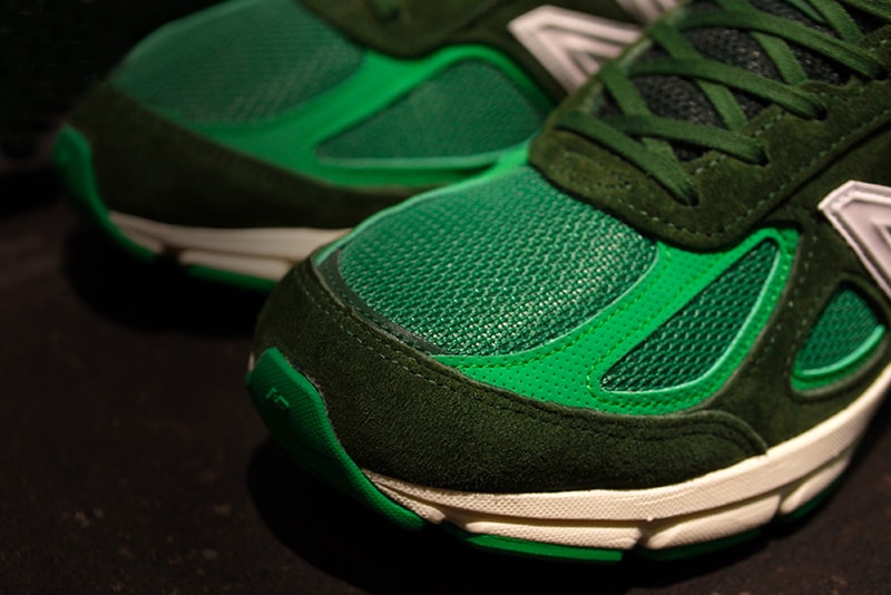 mita sneakers Sneakerwolf New Balance 990v4 bouncing frog green white release info sneakers