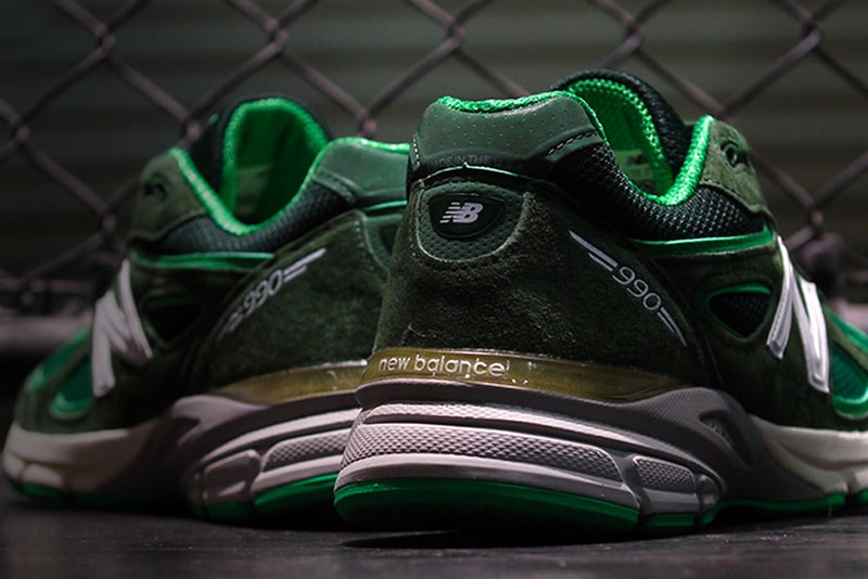 mita sneakers Sneakerwolf New Balance 990v4 bouncing frog green white release info sneakers