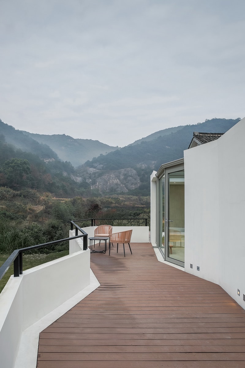 Miya LOSTVILLA Huchen Barn Resort Ares Partners Huchenxiang Ninghai Ningbo Zhejiang China Hotel Modern Interior Exterior Mountainous Landscape