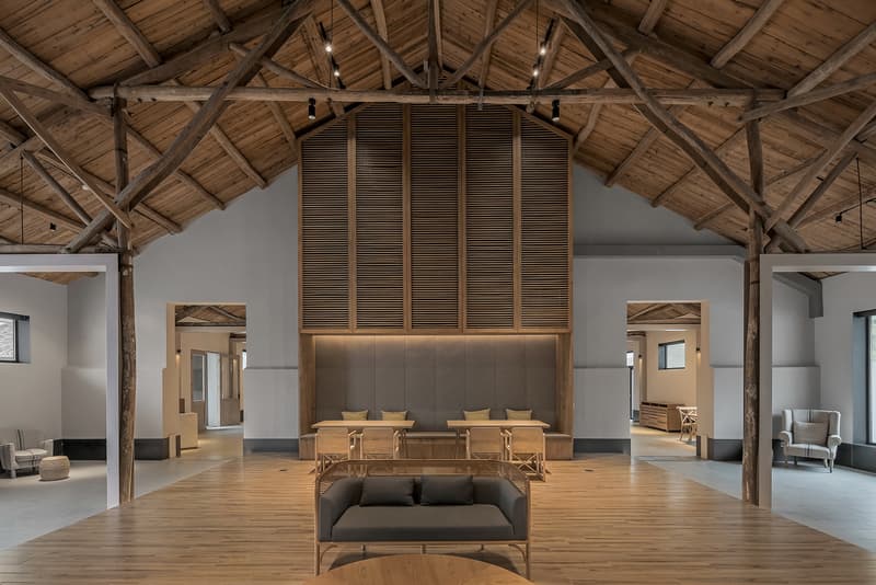 Miya LOSTVILLA Huchen Barn Resort Ares Partners Huchenxiang Ninghai Ningbo Zhejiang China Hotel Modern Interior Exterior Mountainous Landscape