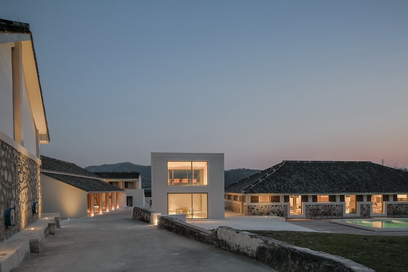 Miya LOSTVILLA Huchen Barn Resort Ares Partners Huchenxiang Ninghai Ningbo Zhejiang China Hotel Modern Interior Exterior Mountainous Landscape