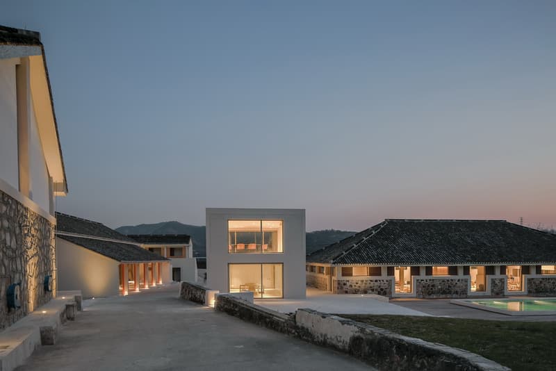 Miya LOSTVILLA Huchen Barn Resort Ares Partners Huchenxiang Ninghai Ningbo Zhejiang China Hotel Modern Interior Exterior Mountainous Landscape