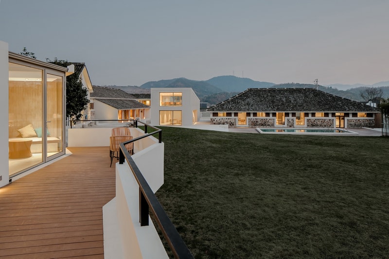 Miya LOSTVILLA Huchen Barn Resort Ares Partners Huchenxiang Ninghai Ningbo Zhejiang China Hotel Modern Interior Exterior Mountainous Landscape