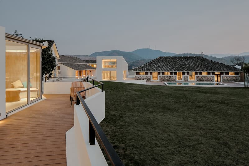 Miya LOSTVILLA Huchen Barn Resort Ares Partners Huchenxiang Ninghai Ningbo Zhejiang China Hotel Modern Interior Exterior Mountainous Landscape